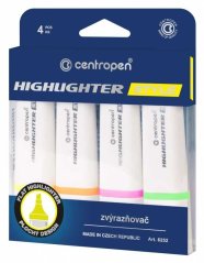 Zvýrazňovač Highlighter Style 6252 Fluo 4 barvy
