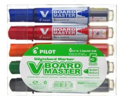 Popisovač na bílé tabule V-Board Master BeGreen sada 5ks