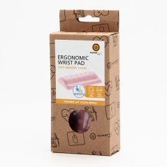 Podložka pod zápěstí, Powerton Ergoline Pastel Edition, ergonomická, růžová, pěnová