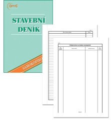 Stavební deník A4 NCR OPT 128 listů