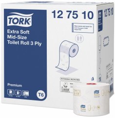 Tork 127510 toaletní papír Mid Size 3vr. extra jemný
