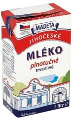 Mléko plnotučné trvanlivé 1l