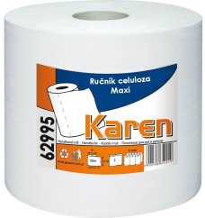 Ručník papírový v roli 2vrs. Maxi s perforací Karen 110m