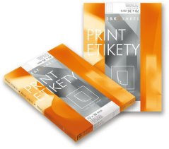Štítek bílý Label A4 S+K