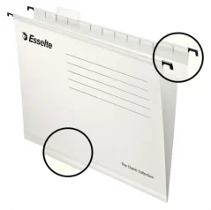 Esselte závěsné desky Classic Collection bílé