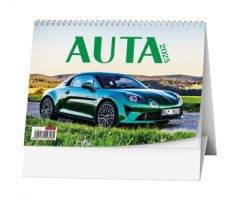 Stolní kalendář Auta