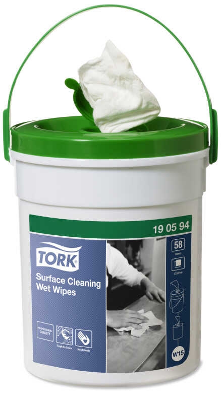 Tork 190594 vlhčené utěrky na povrchy Handy Bucket
