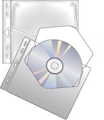 Obal na 1 CD euro /10ks