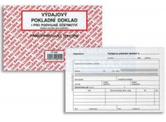 Výdajový pokladní doklad II. PT050