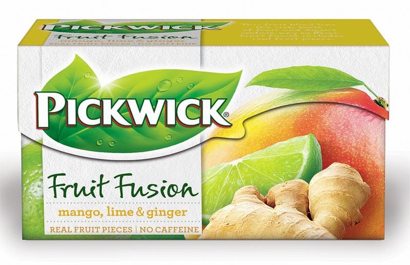 Čaj Pickwick ovocný mango se zázvorem a limetkou 20x2g