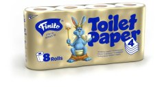 Finito 4 vrstvý toaletní papír 8 rolí