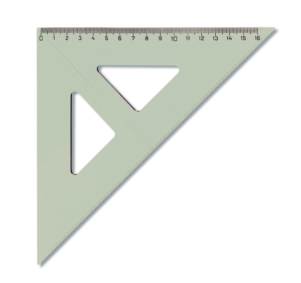 Pravítko s ryskou trojúhelník
