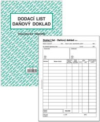 Dodací list A5 ET130