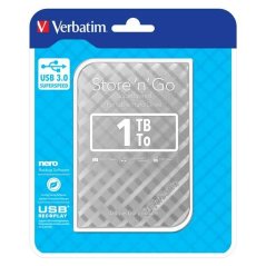 Verbatim externí pevný disk,1TB, USB 3.0, 53197 stříbrný