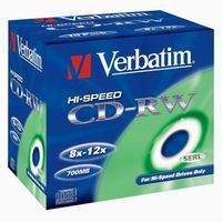 Disk CD-RW 700MB 8x -12 Verbatim