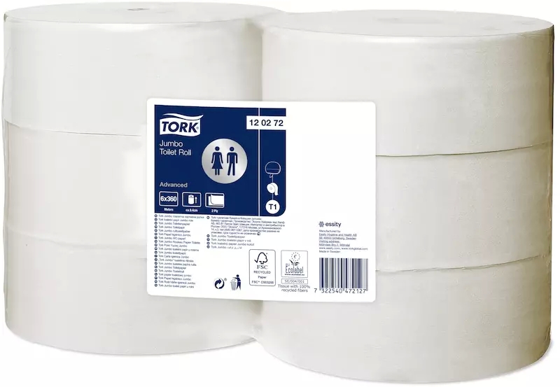 Tork 120272 toaletní papír v roli Jumbo 2 vrstvý