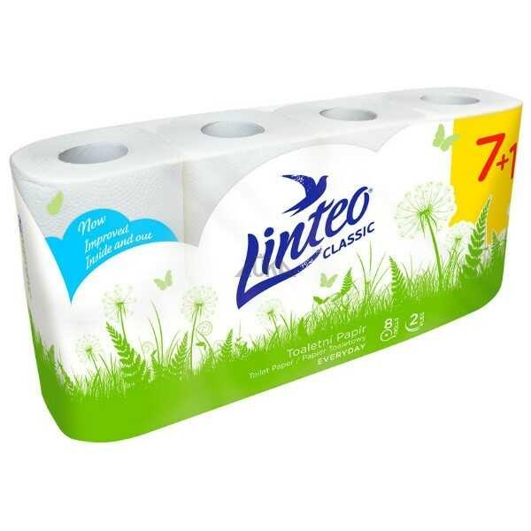 Toaletní papír Linteo Classic 2vr. 8 rolí