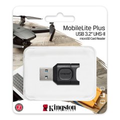 Kingston čtečka paměťových karet USB 3.0 (3.2 Gen 1), MobileLite Plus microSD, microSD