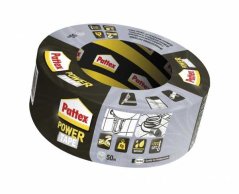 Pattex Power Tape stříbrná lepící páska 50 mm x 25 m