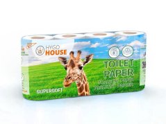 Toaletní papír Hygohouse 2 vrstvý 8 rolí Žirafa