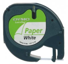 Dymo páska LetraTag 12x4mm papírová