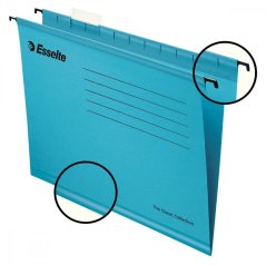 Esselte závěsné desky Classic Collection modré