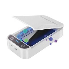 UV sterilizátor Powerton bílý pro hodinky, telefony, roušky