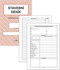 Stavební deník A4 NCR PT255