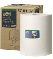 Tork 570137 průmyslová čistící utěrka bílá
