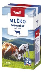 Mléko polotučné trvanlivé 1lt 1,5%