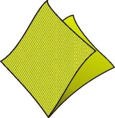 Ubrousky 2vr. 33x33 žlutozelené