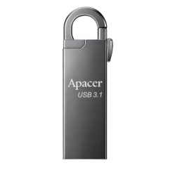 Apacer USB Flash Disc 16GB s karabinkou stříbrný