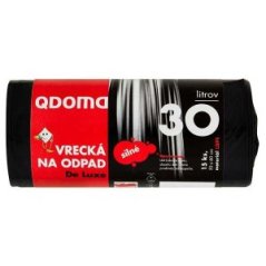Sáčky do koše 30l extra pevné 15ks černé