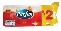 Toaletní papír 3vr. Perfex Deluxe 10 rolí