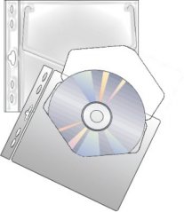 Obal na 1 CD euro /10ks